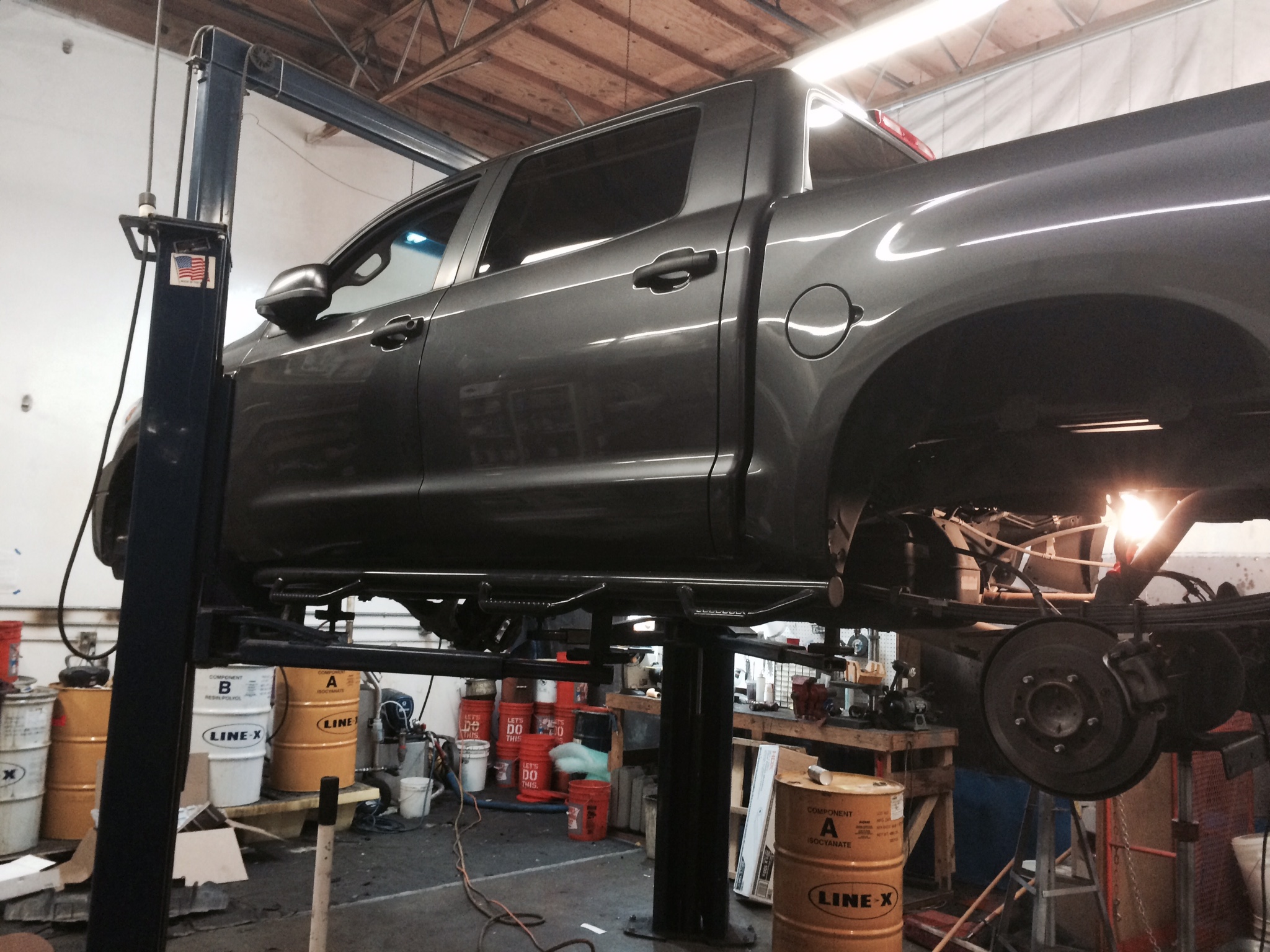 Toyota Lift at Mike's Truck & LINE-X of Bay Area